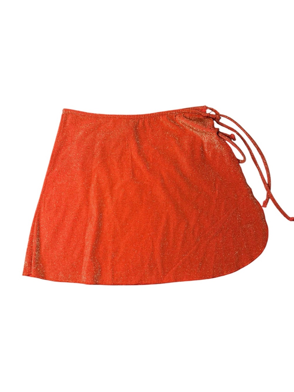 Aerie Orange Sparkling Sarong Swim Cover Size XS/S NWOT